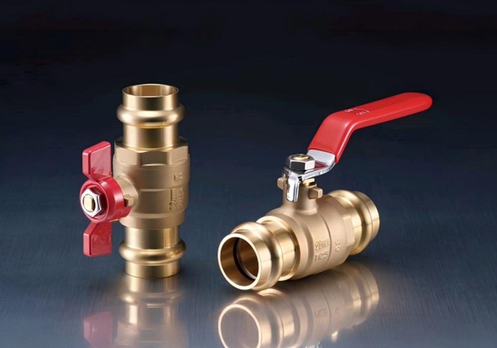 JL-B1898 Push Fit Full Port Brass Ball Valve for Plumbing
